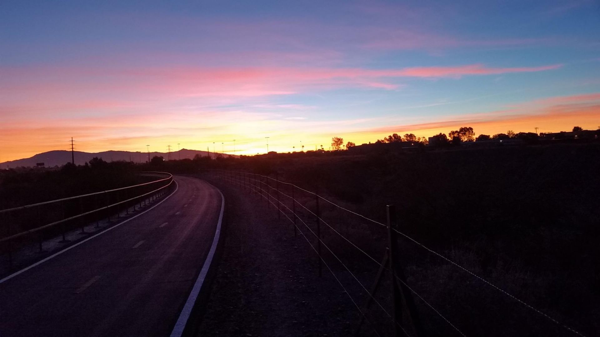 Loop along the Santa Cruz River, December 14, 2016